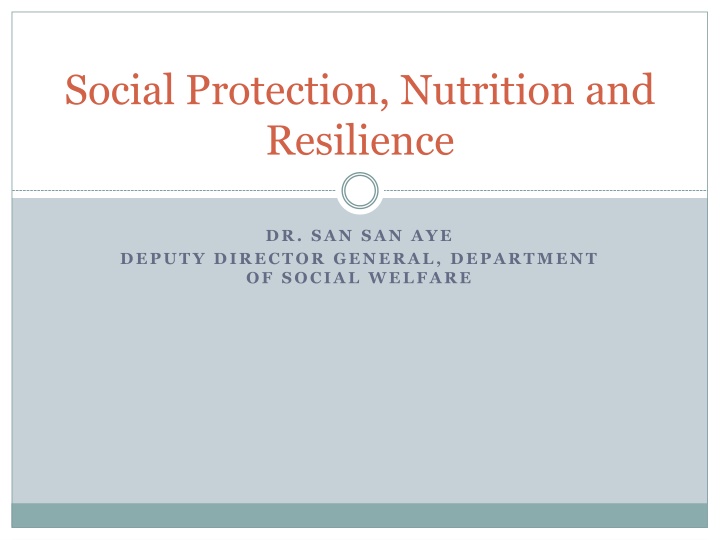 social protection nutrition and resilience