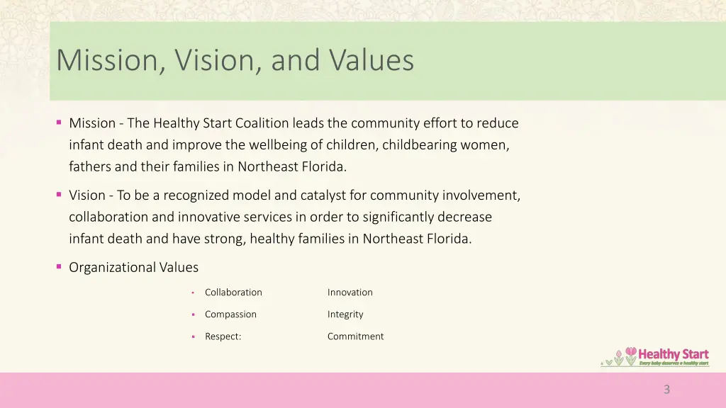 mission vision and values