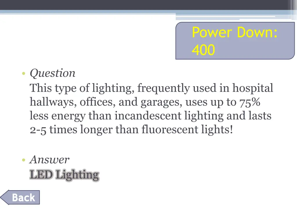 power down 400