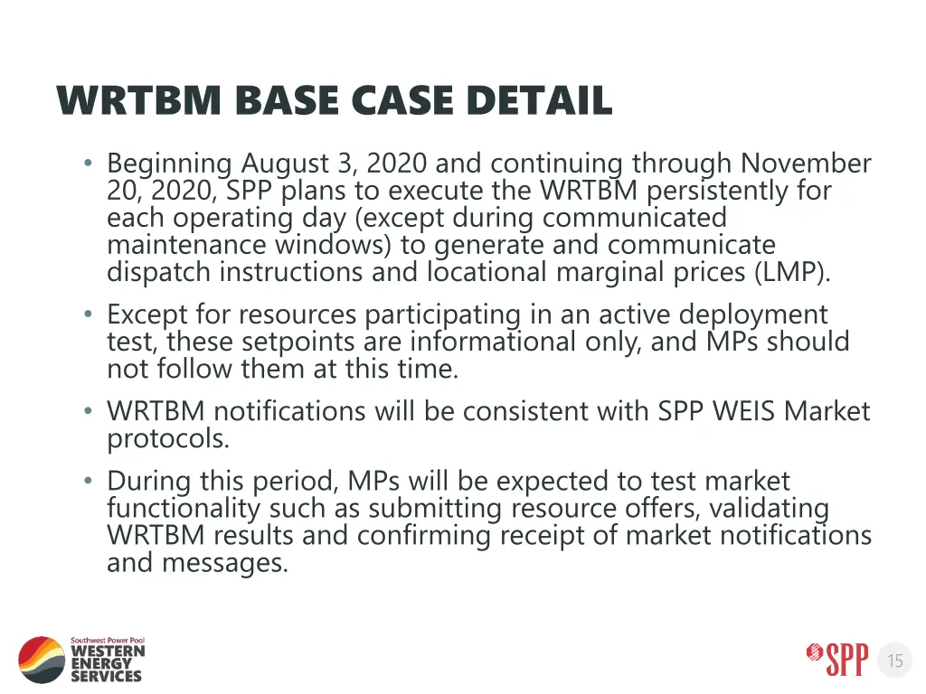 wrtbm base case detail