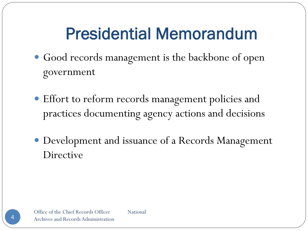 presidential memorandum presidential memorandum 2