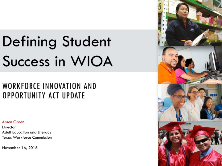 defining student success in wioa