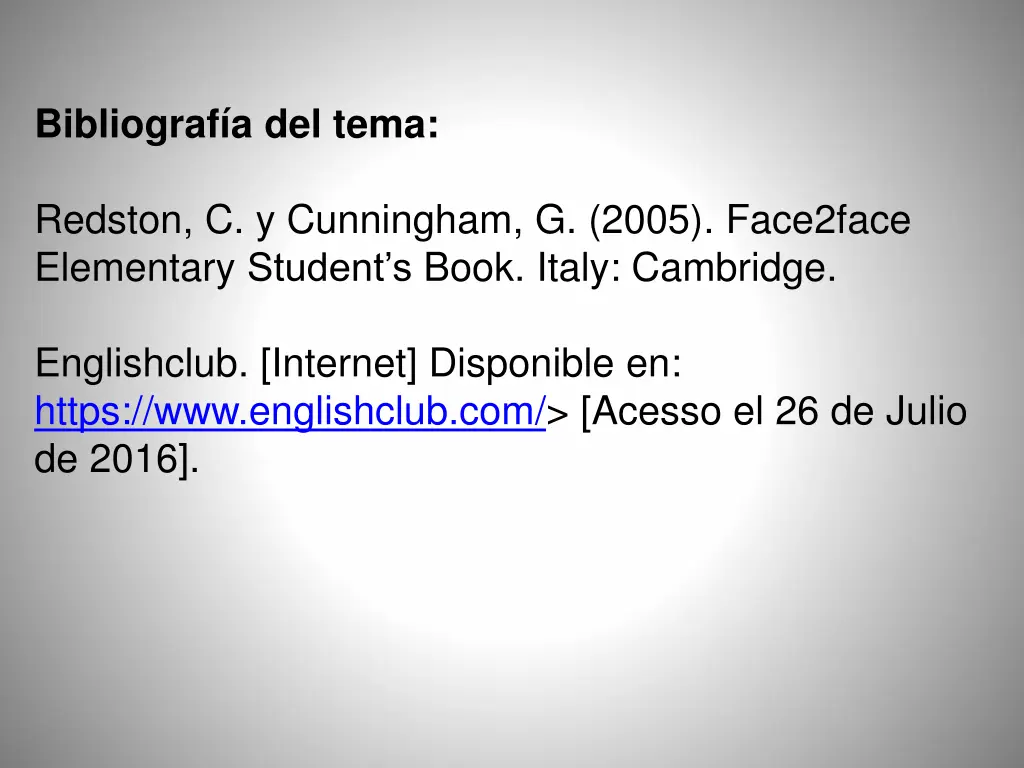 bibliograf a del tema