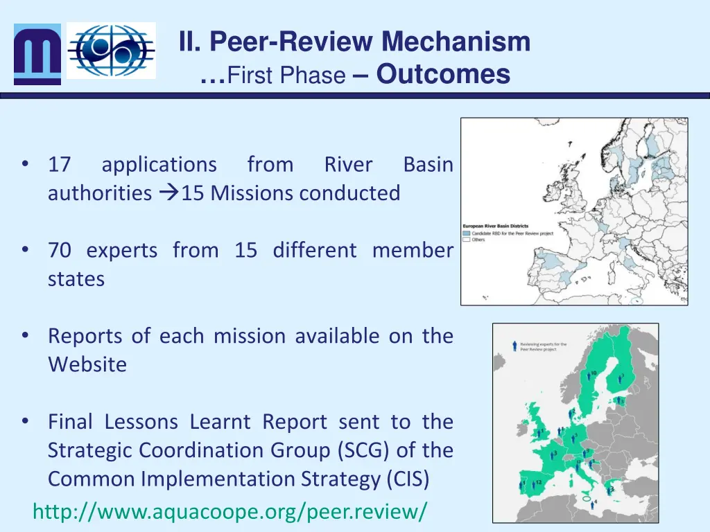 ii peer review mechanism first phase outcomes