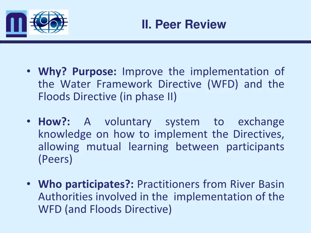 ii peer review