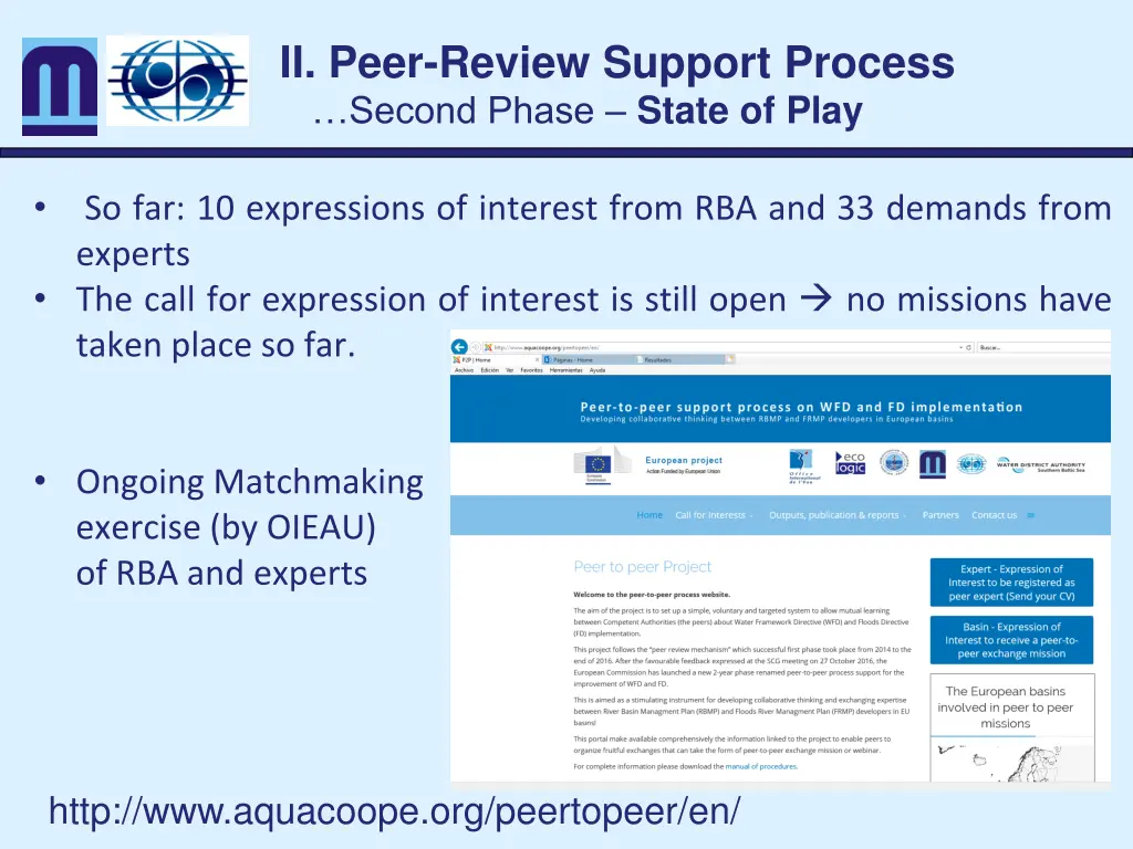 ii peer review support process second phase state