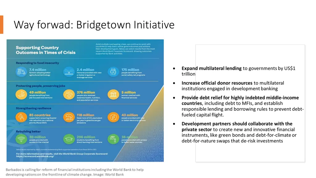 way forwad bridgetown initiative