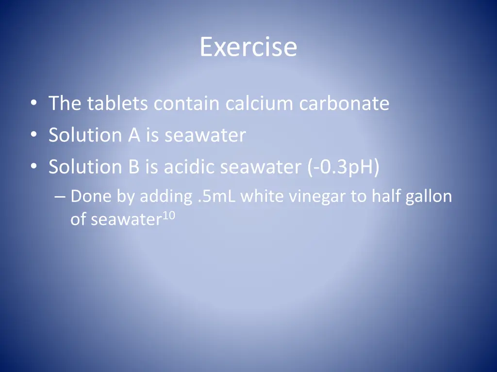 exercise 1