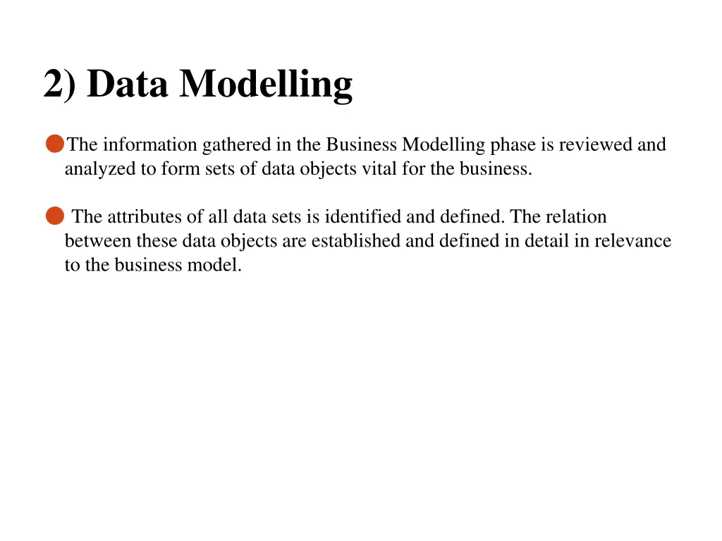 2 data modelling