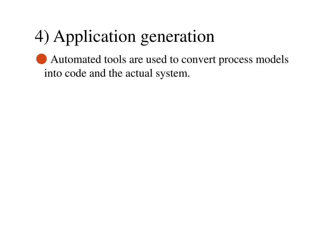 4 application generation