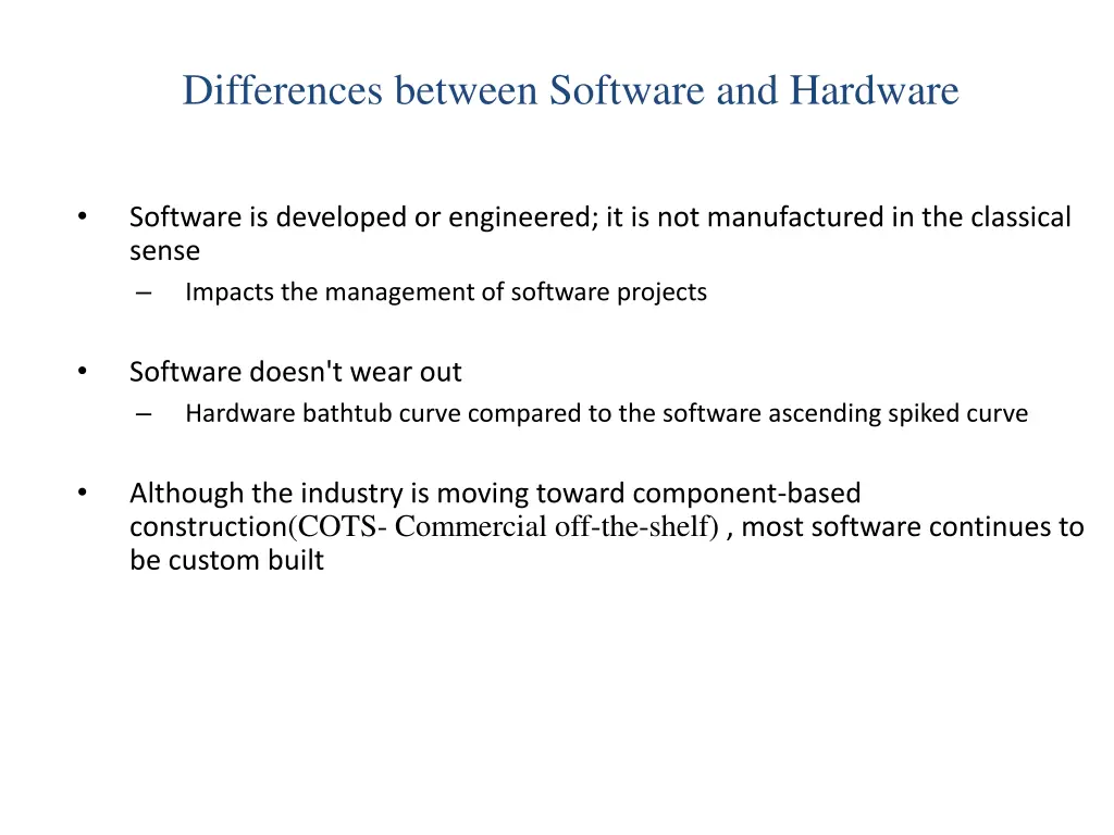 differences between software and hardware