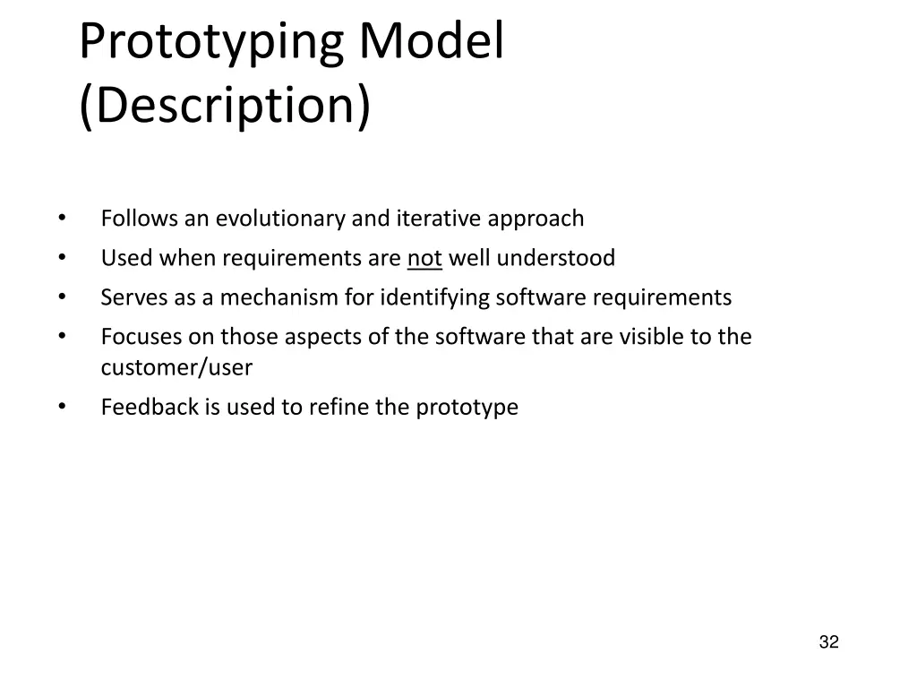 prototyping model description