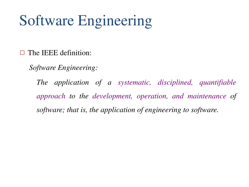 software engineering 1