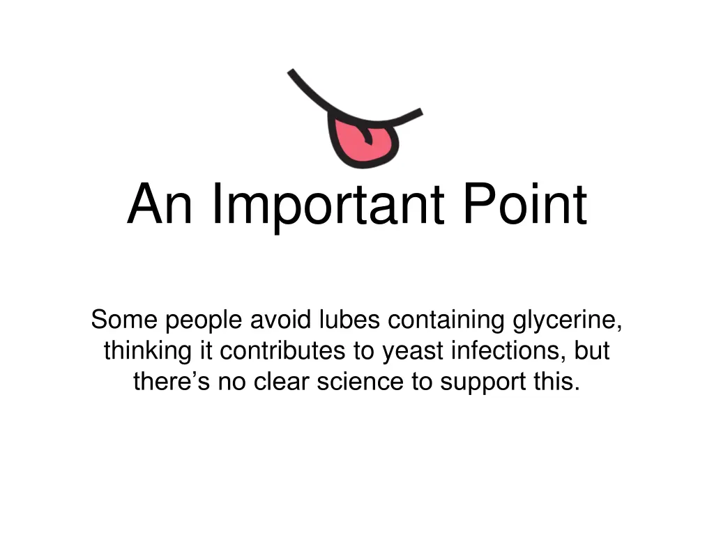 an important point