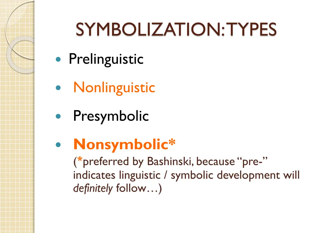 symbolization types