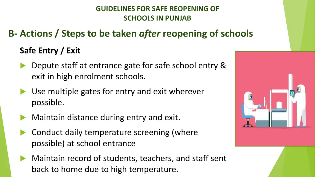 guidelines for safe reopening of schools in punjab 13