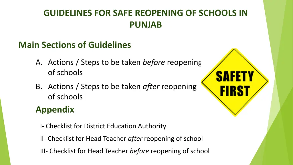 guidelines for safe reopening of schools in punjab 3