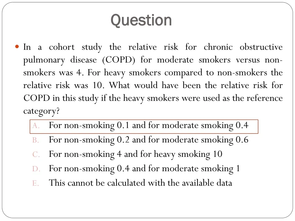 question question 1