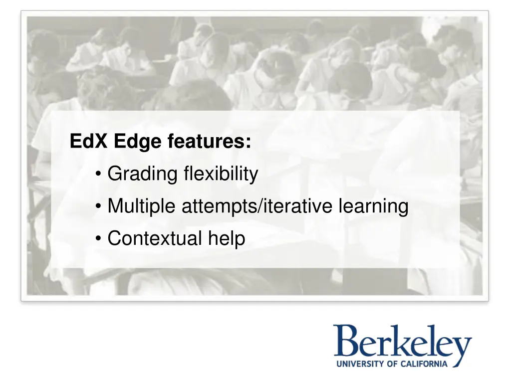 edx edge features grading flexibility multiple