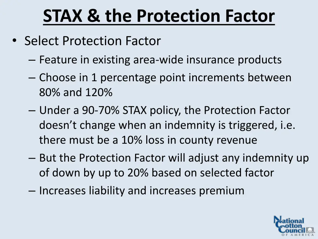 stax the protection factor select protection