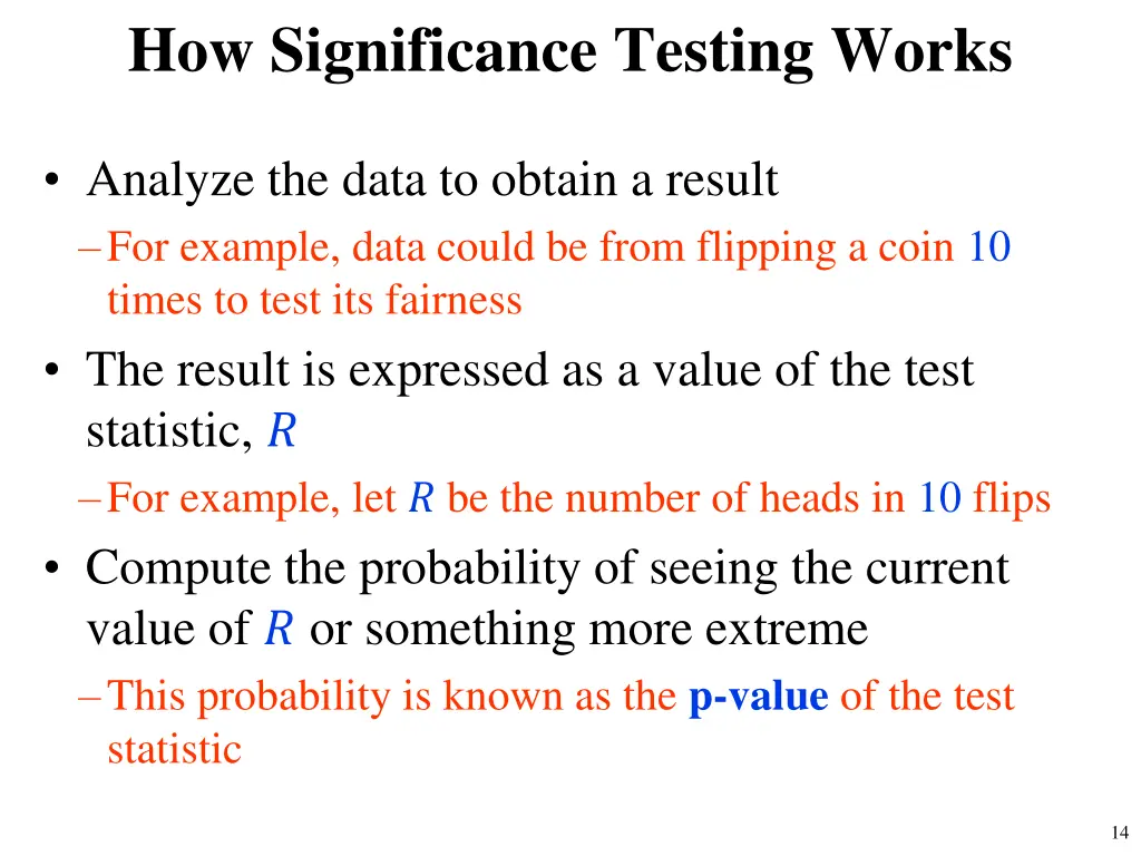 how significance testing works
