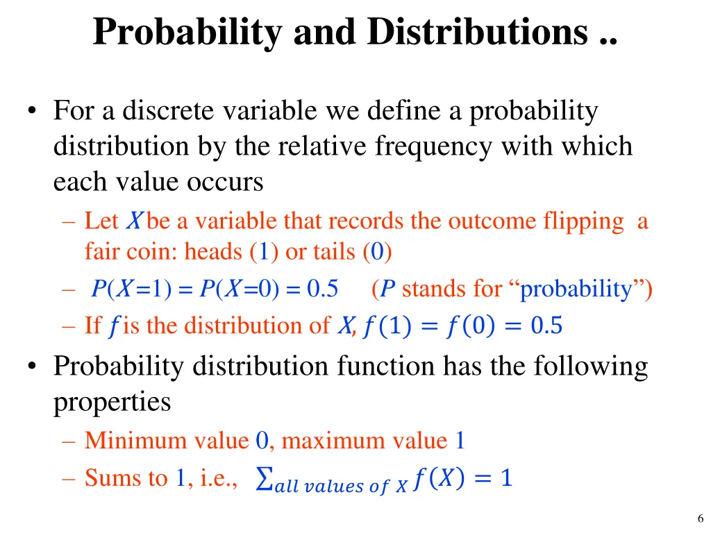 probability and distributions 1