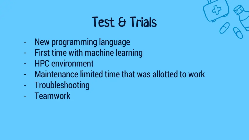 test trials test trials