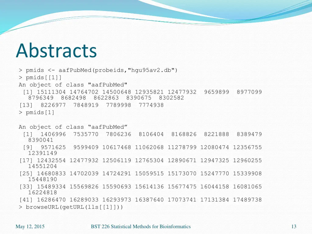 abstracts