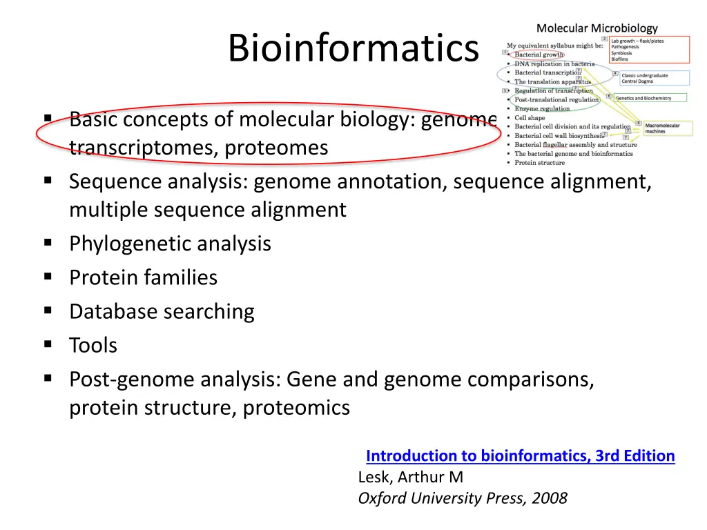 bioinformatics