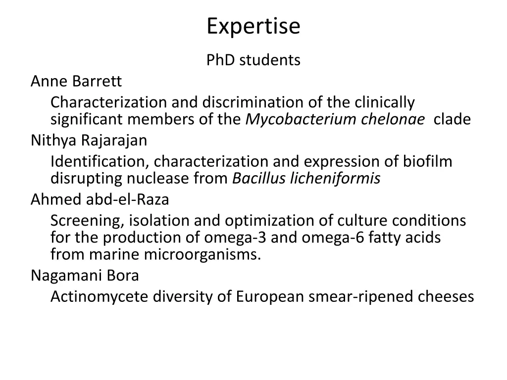 expertise 1