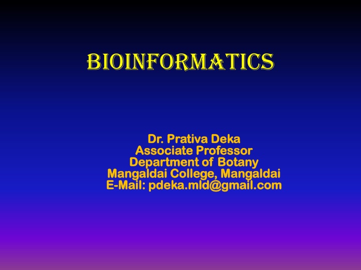 bioinformatics