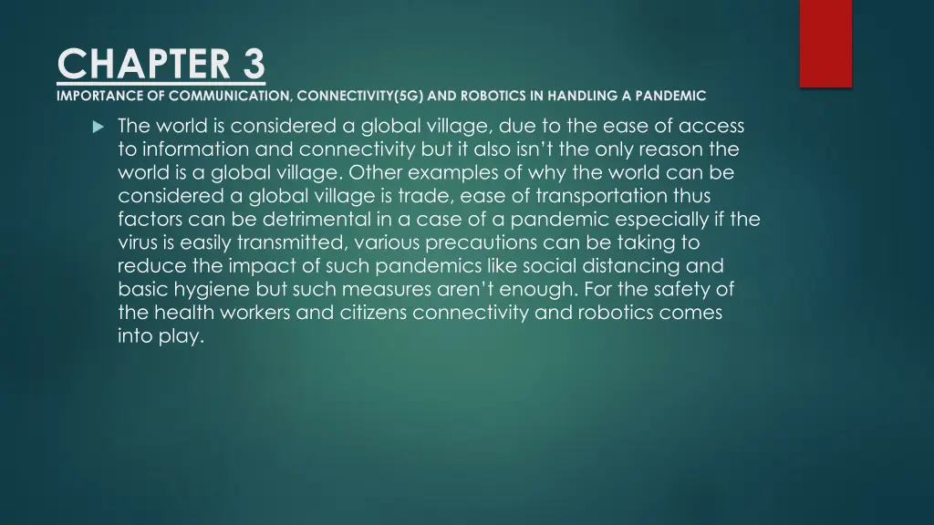 chapter 3 importance of communication