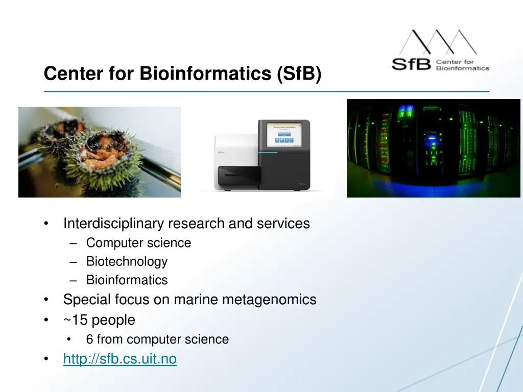 center for bioinformatics sfb