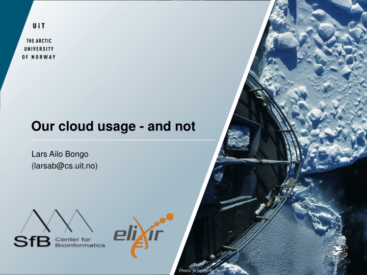 our cloud usage and not