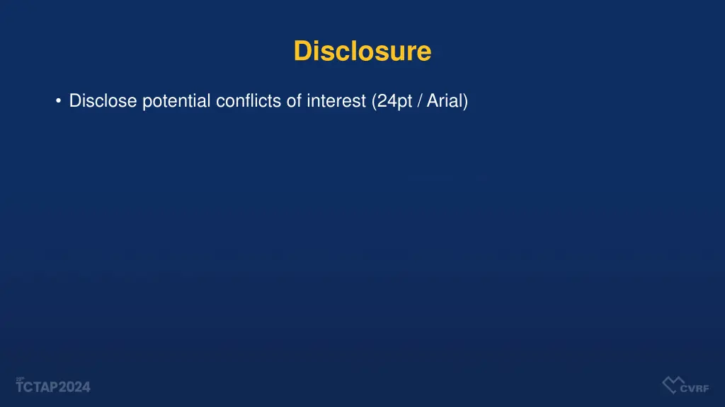 disclosure