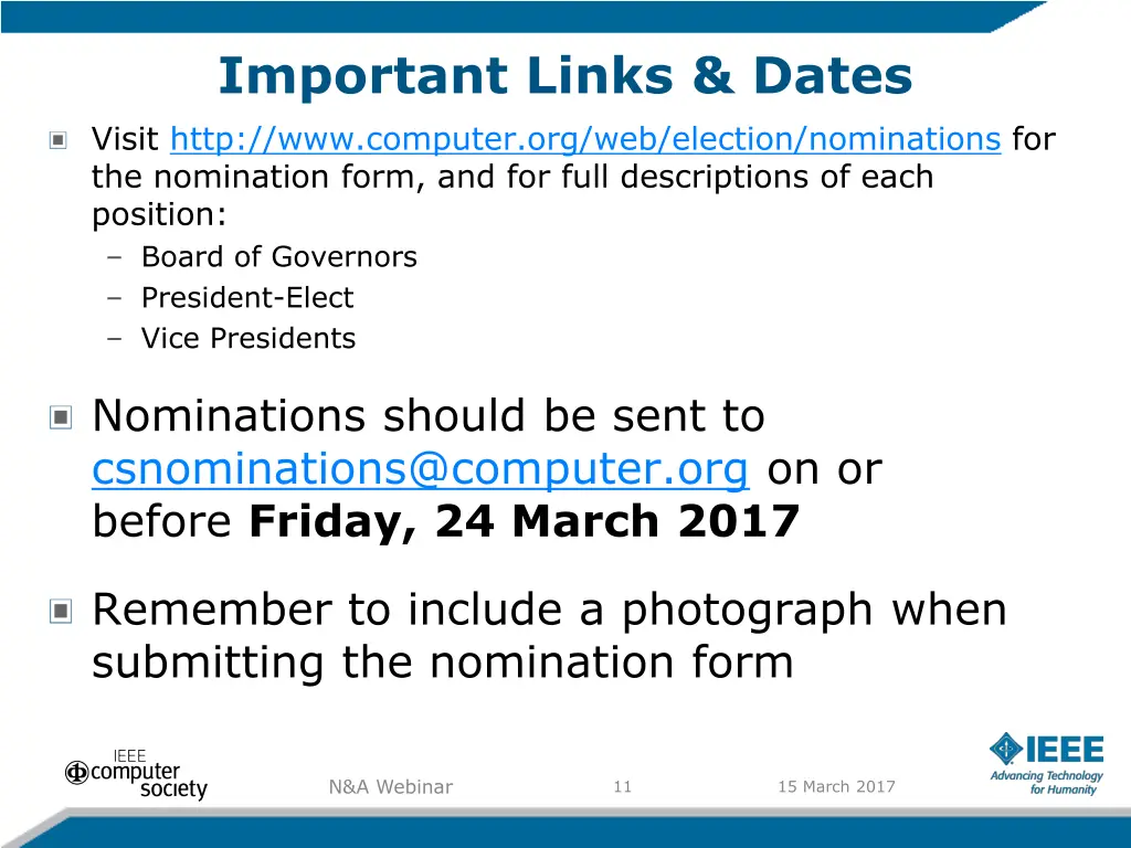 important links dates visit http www computer