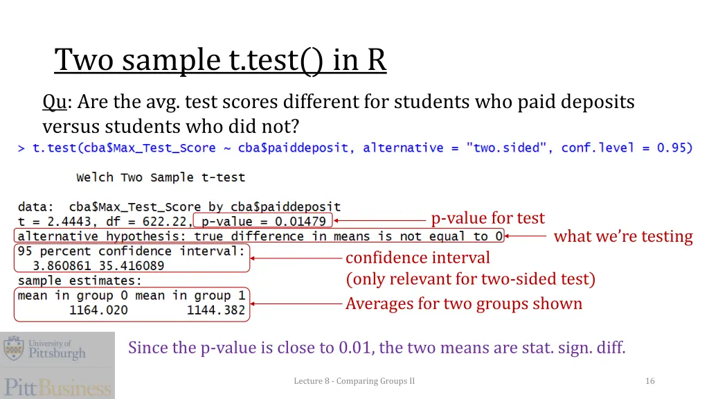 two sample t test in r 2