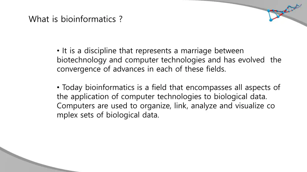 what is bioinformatics