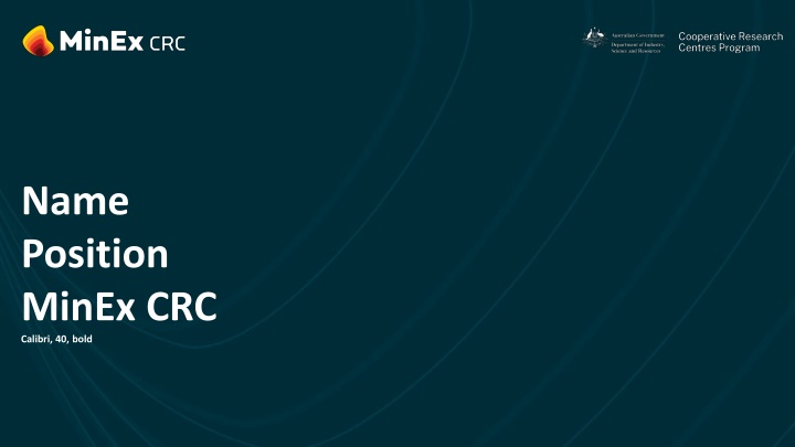 name position minex crc calibri 40 bold