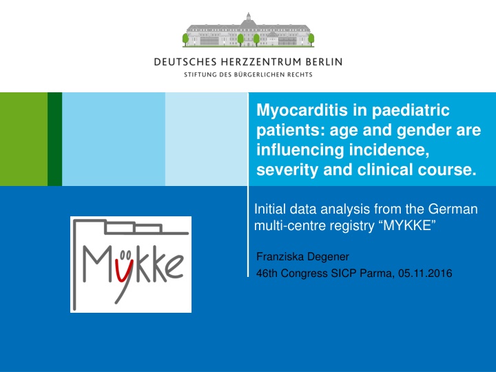myocarditis in paediatric patients age and gender