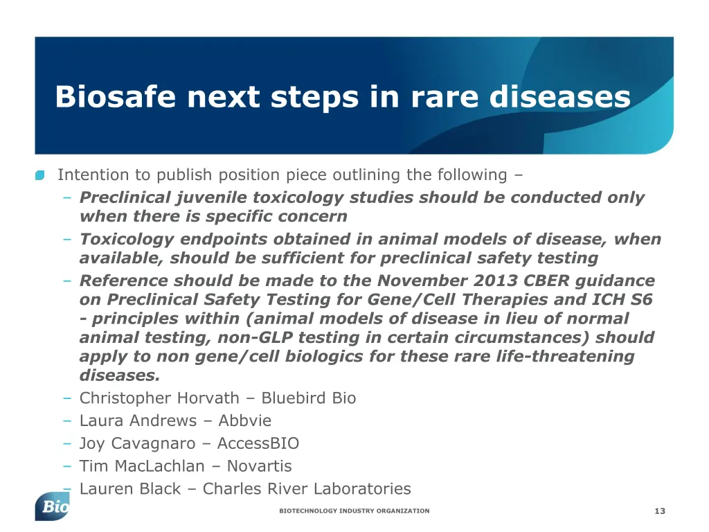 biosafe next steps in rare diseases 1