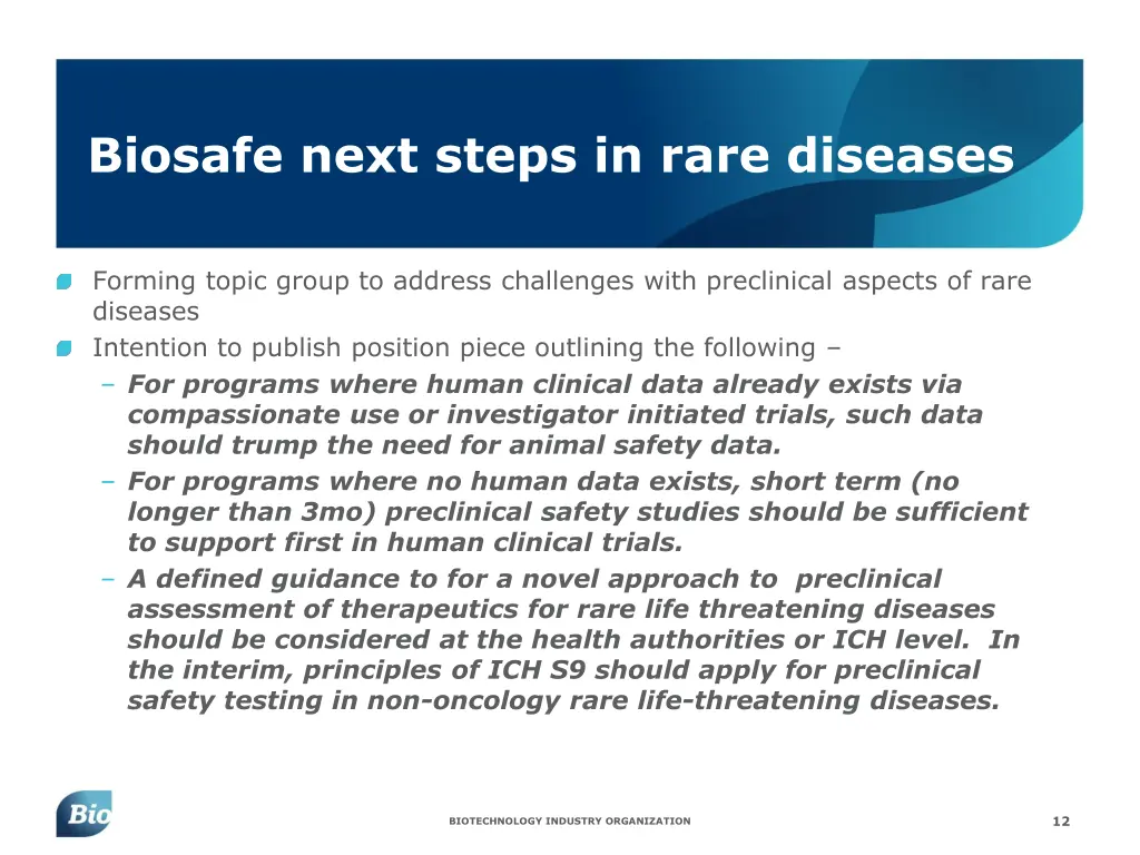biosafe next steps in rare diseases