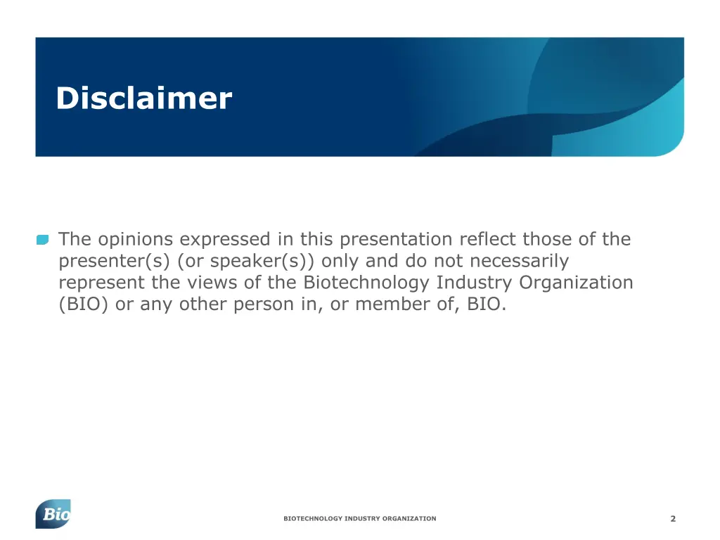 disclaimer