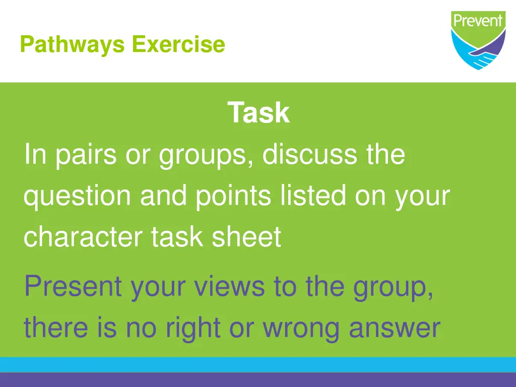 pathways exercise