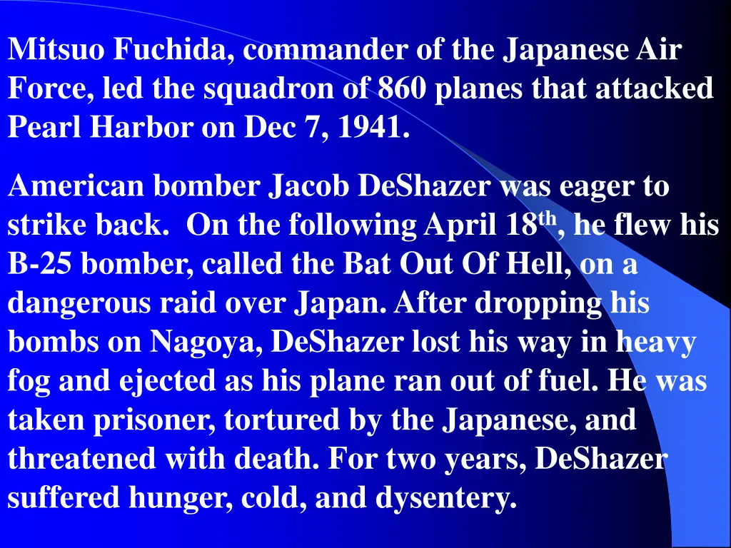 mitsuo fuchida commander of the japanese