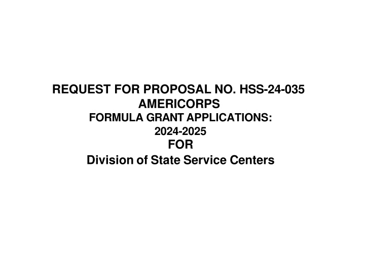 request for proposal no hss 24 035 americorps