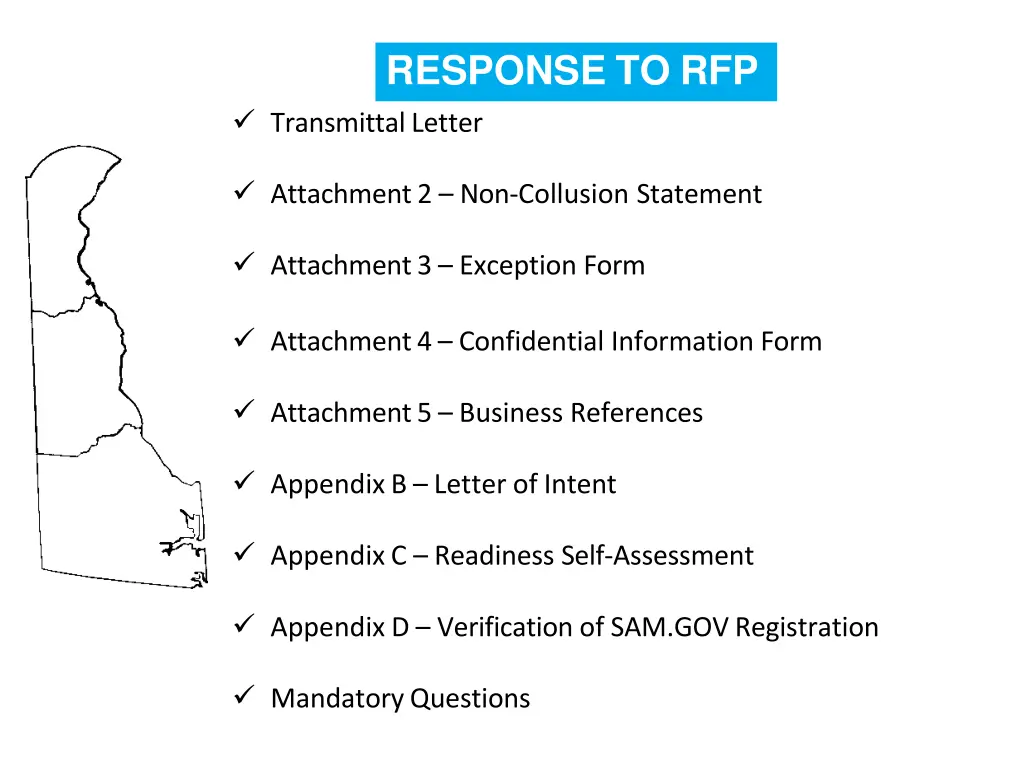 response to rfp 12