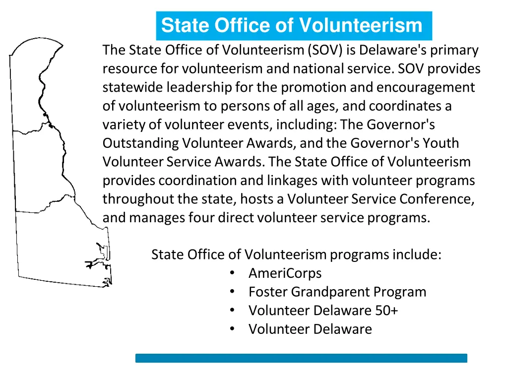state office of volunteerism the state office