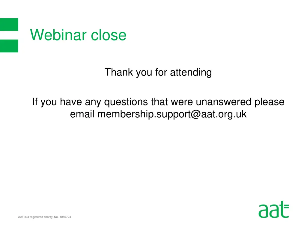 webinar close