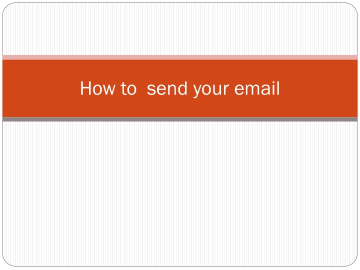 how to send your email